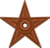 5-sided star noting recognition from Wikipedia